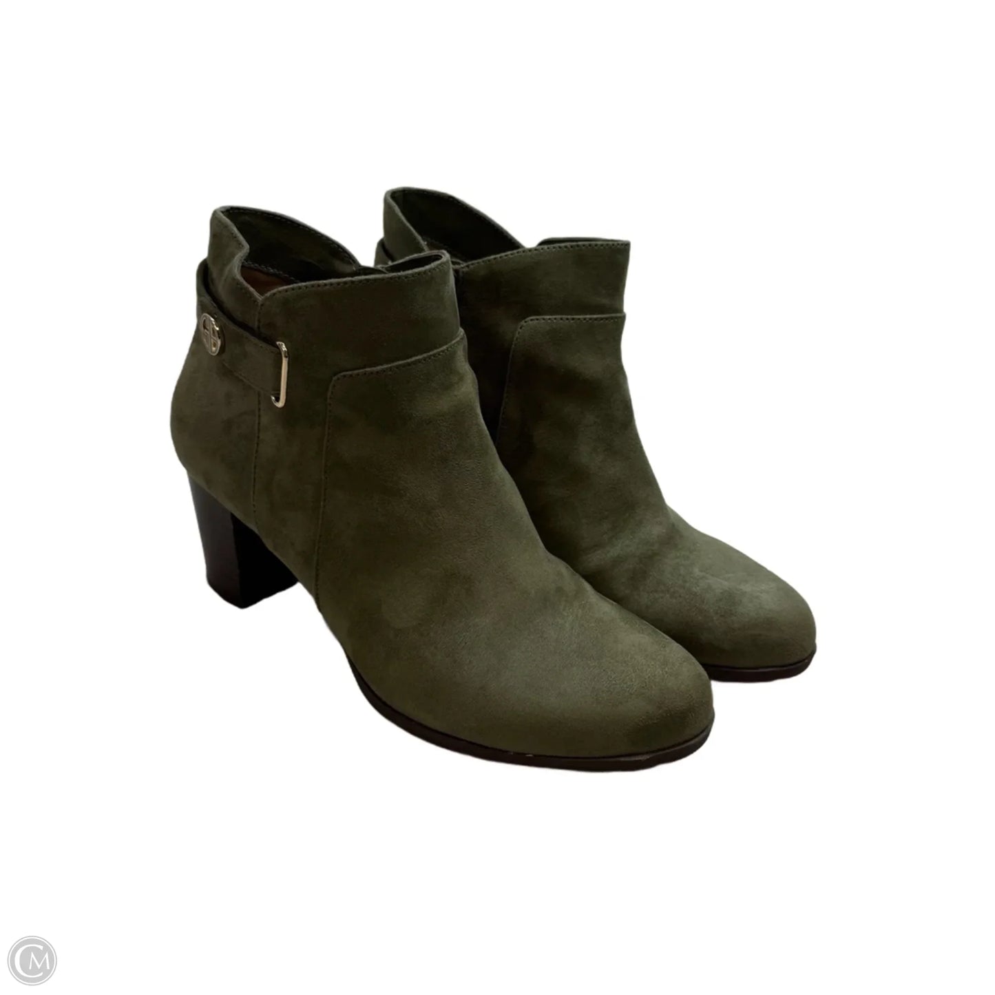 Boots Ankle Heels By Giani Bernini In Green, Size: 10