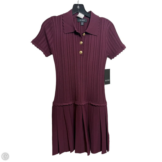 Dress Party Short By Bcbg In Maroon, Size: S