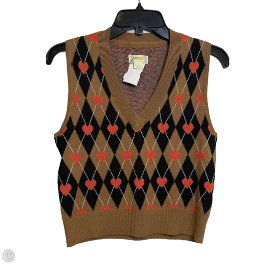 Vest Sweater By Maeve In Multi-colored, Size: Xs