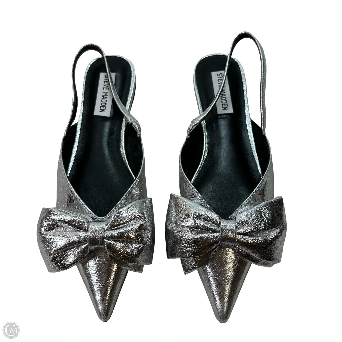 Shoes Flats By Steve Madden In Silver, Size: 8