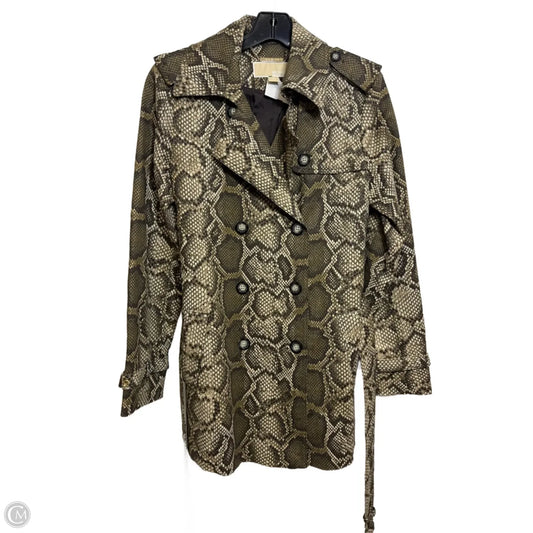 Jacket Other By Michael By Michael Kors In Snakeskin Print, Size: M