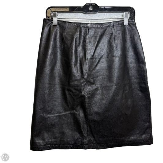 Skirt Mini & Short By Wilsons Leather In Black, Size: 8