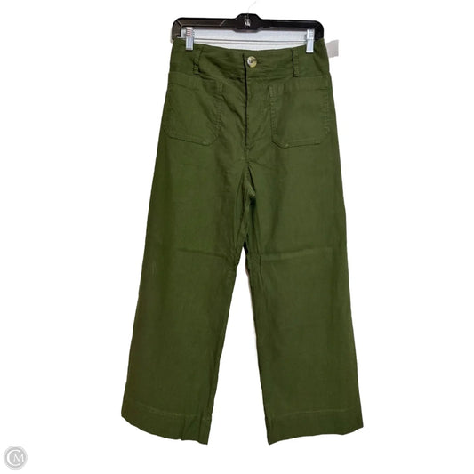 Pants Cropped By Maeve In Green, Size: 28