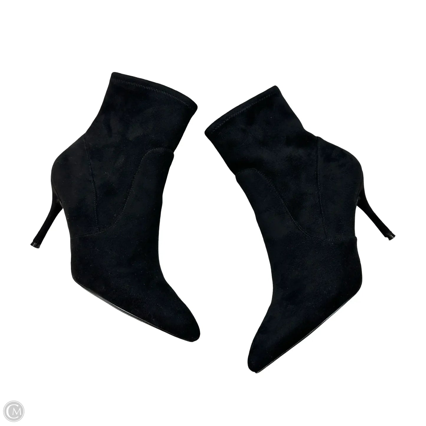 Boots Ankle Heels By Nine West In Black, Size: 8.5