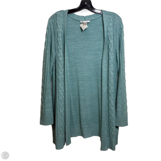 Cardigan By Christopher And Banks In Blue, Size: L