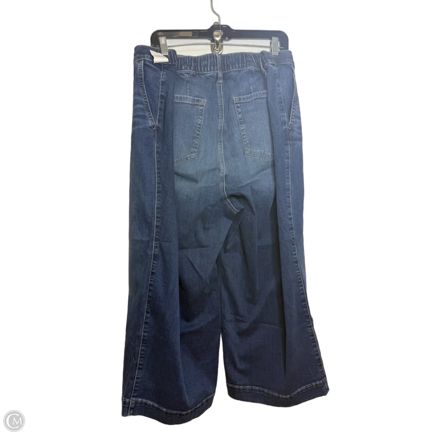 Jeans Cropped By Torrid In Blue Denim, Size: 4x