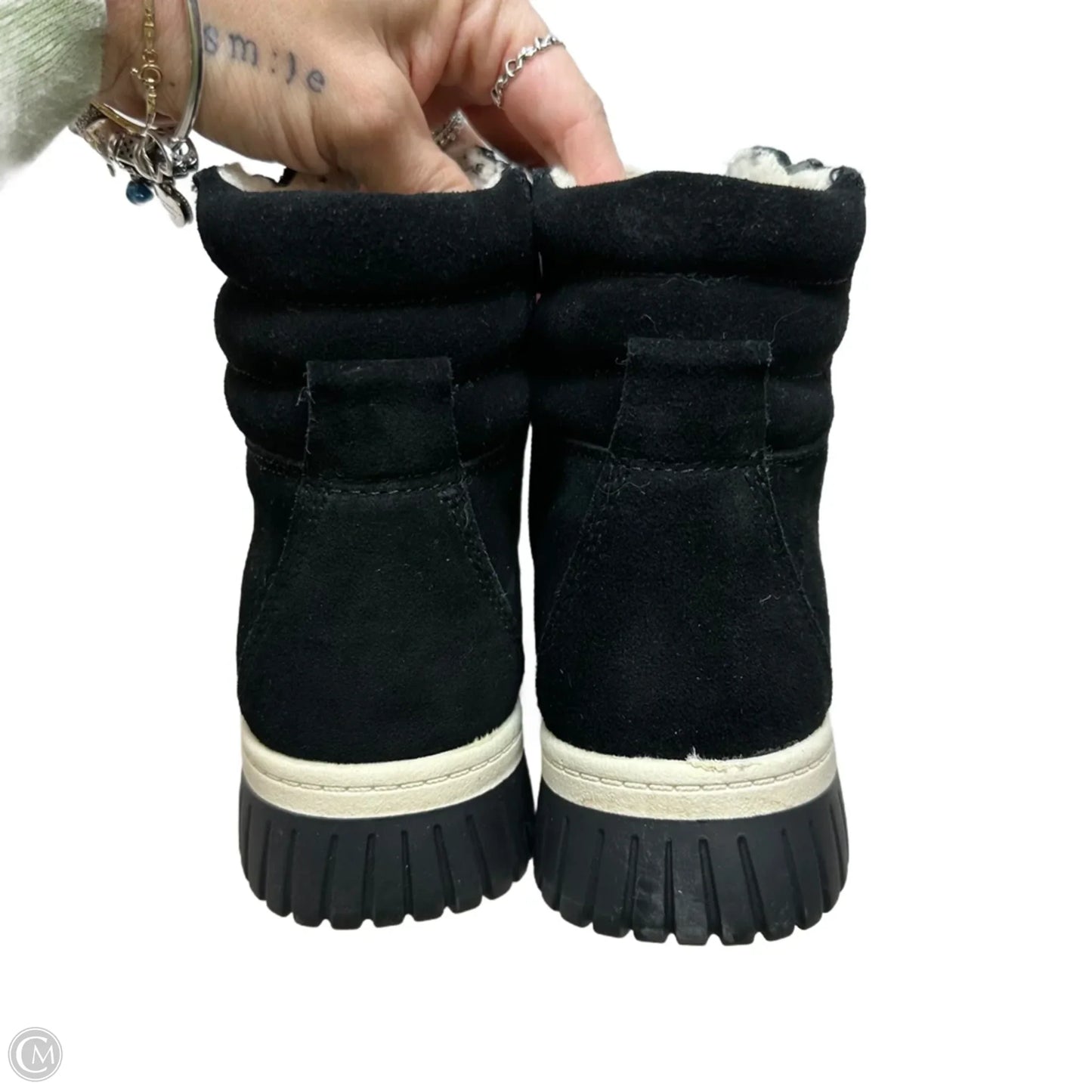 Boots Ankle Flats By White Mountain In Black, Size: 6.5