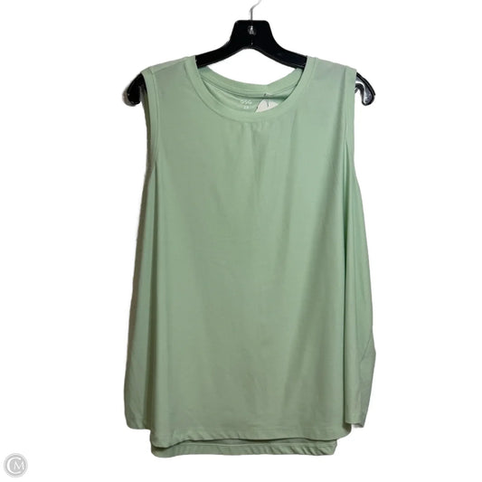 Athletic Tank Top By Dsg Outerwear In Green, Size: 2x