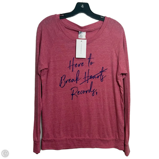 Top Long Sleeve Basic By Cme In Red, Size: L