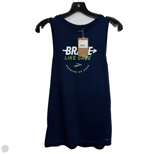 Athletic Tank Top By Brooks In Navy, Size: Xl
