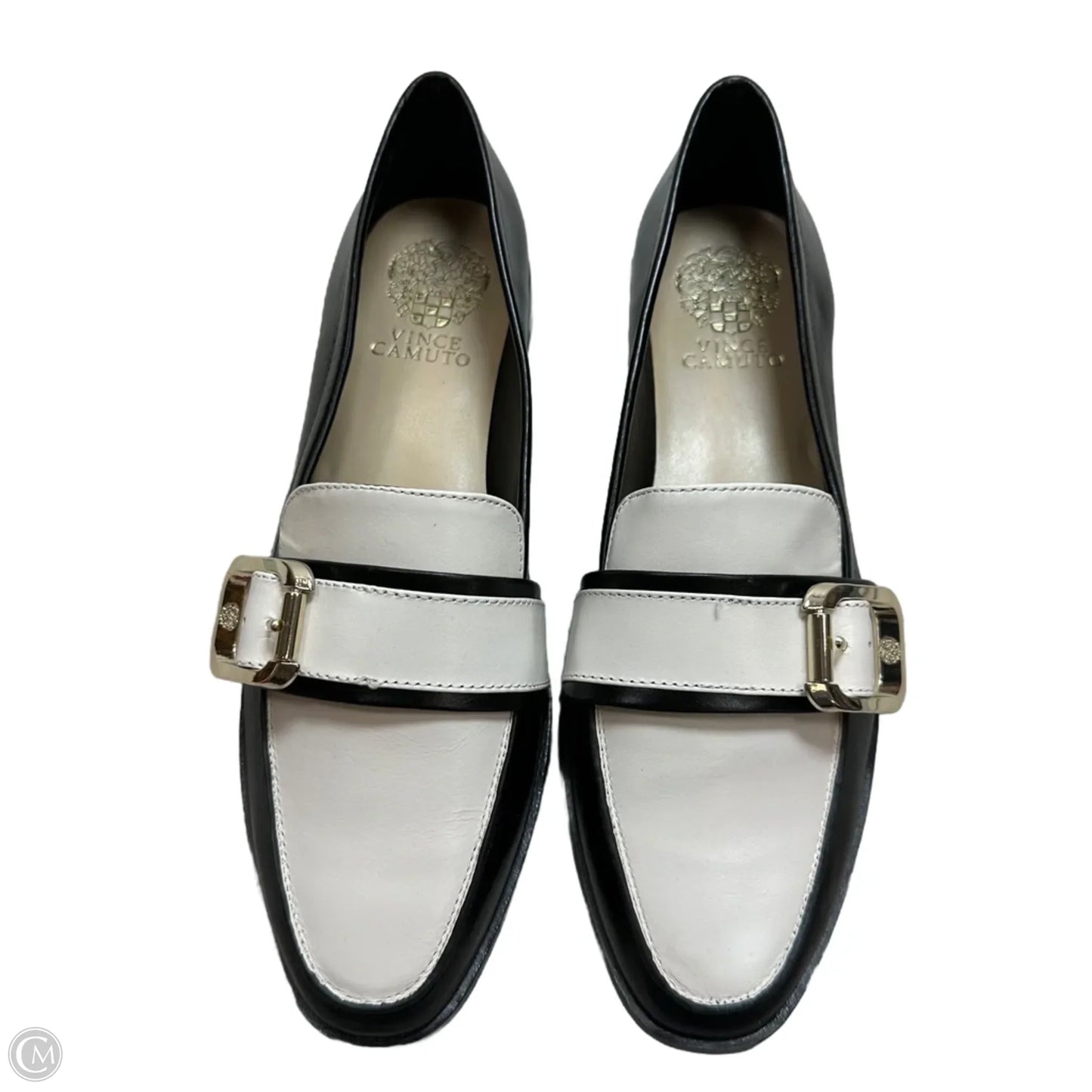 Shoes Flats By Vince Camuto In Black & White, Size: 8.5