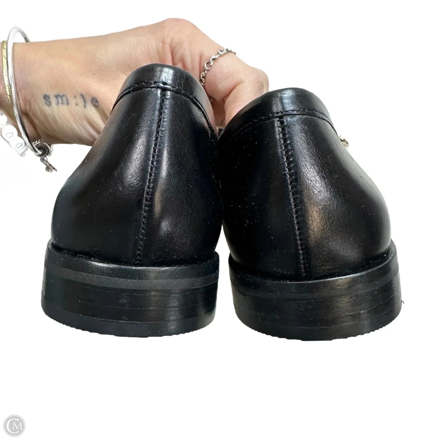 Shoes Flats By Vince Camuto In Black & White, Size: 8.5