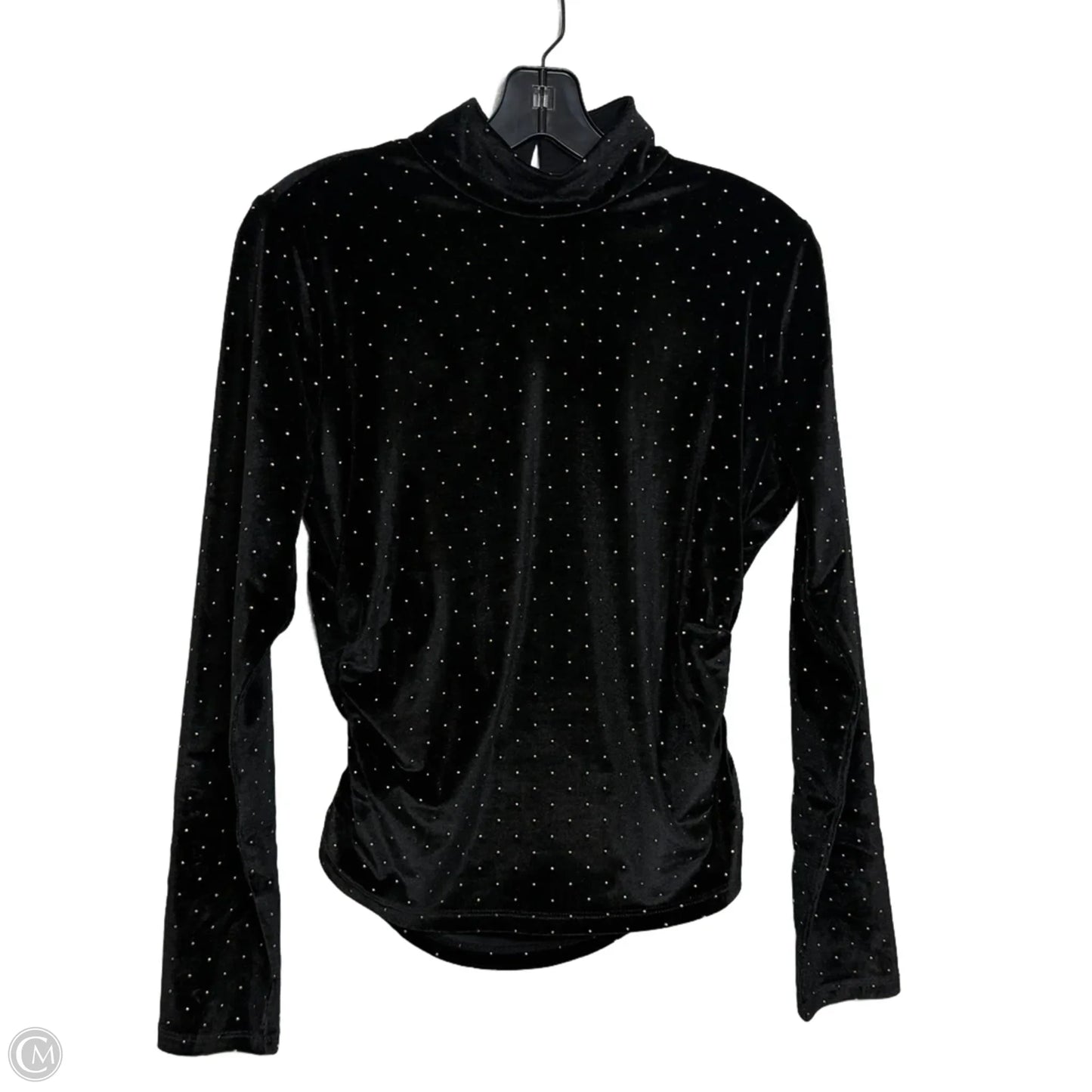 Top Long Sleeve By Michael By Michael Kors In Black, Size: M