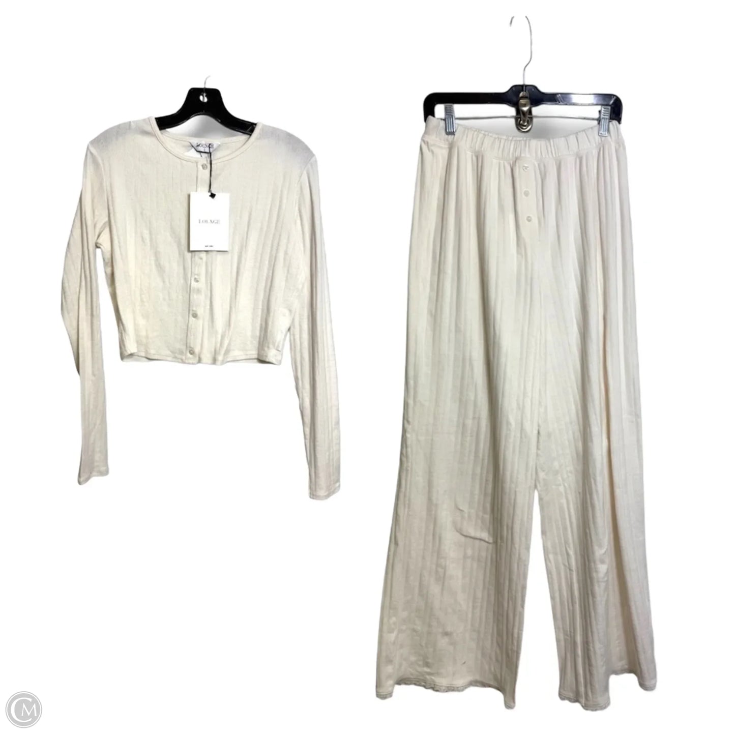 Lounge Set Pants By Cmf In Ivory, Size: M