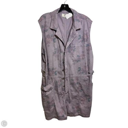 Romper By Lucky Brand In Floral Print, Size: Xxl