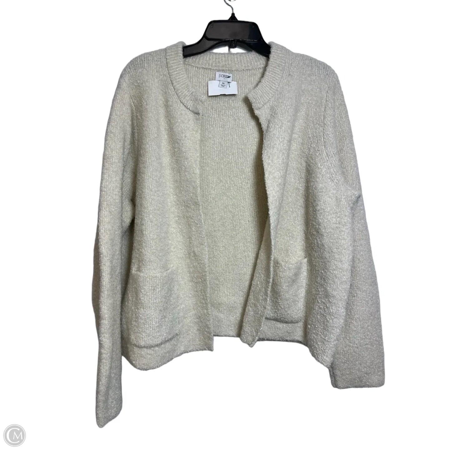 Cardigan By J. Crew In Ivory, Size: Xl