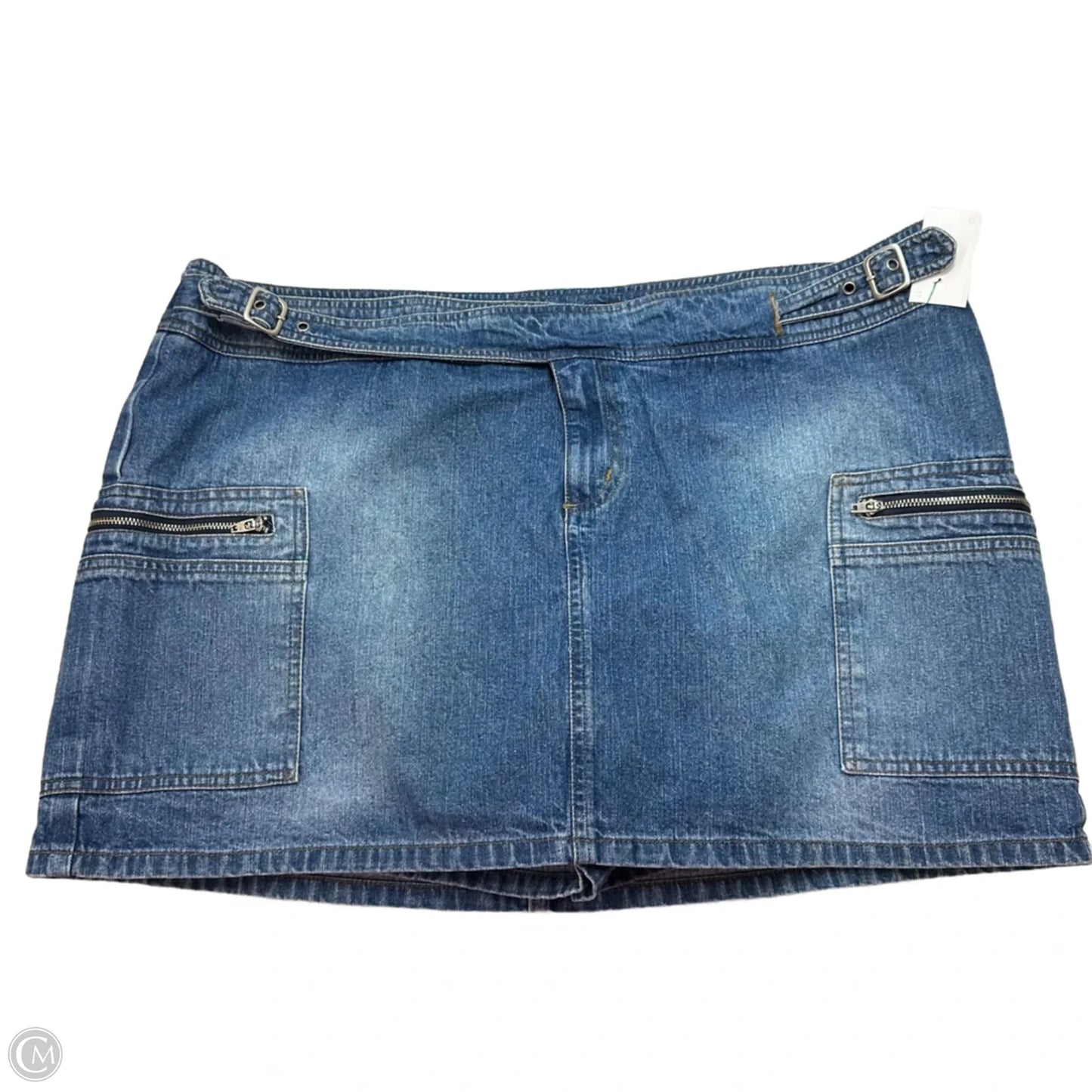 Skort By Cmf In Blue Denim, Size: 20