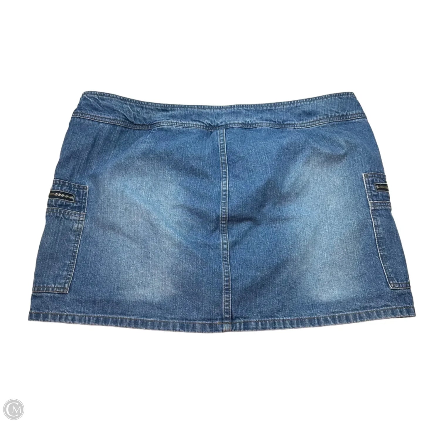 Skort By Cmf In Blue Denim, Size: 20