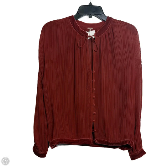 Top Long Sleeve By Free People In Copper, Size: Xs