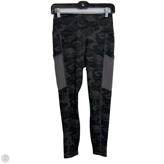 Athletic Leggings By Fabletics In Camouflage Print, Size: M