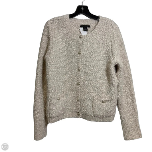 Cardigan By Tahari In Beige, Size: L