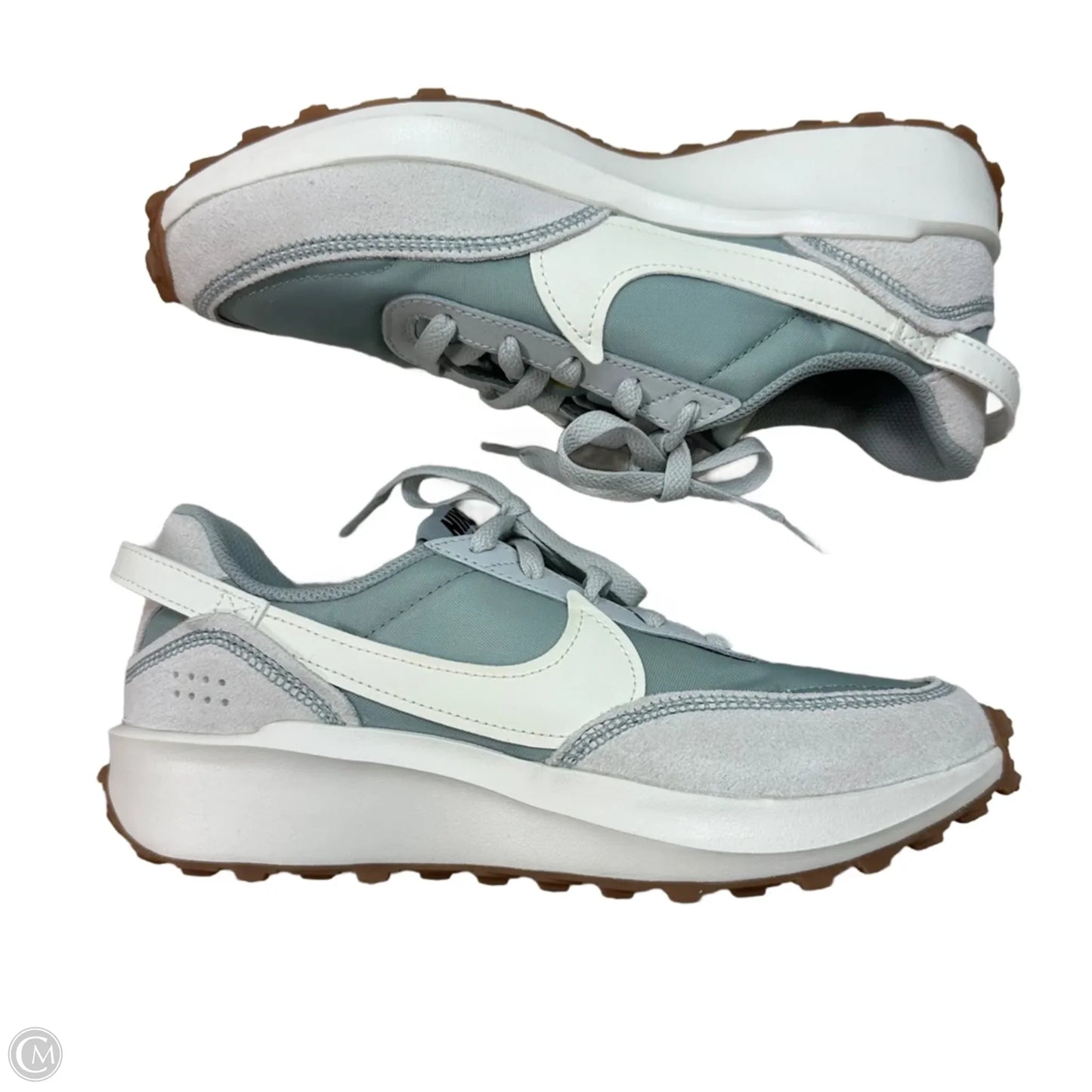 Shoes Sneakers By Nike In Green, Size: 8