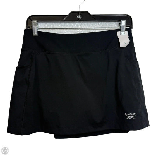 Athletic Skort By Reebok In Black, Size: M