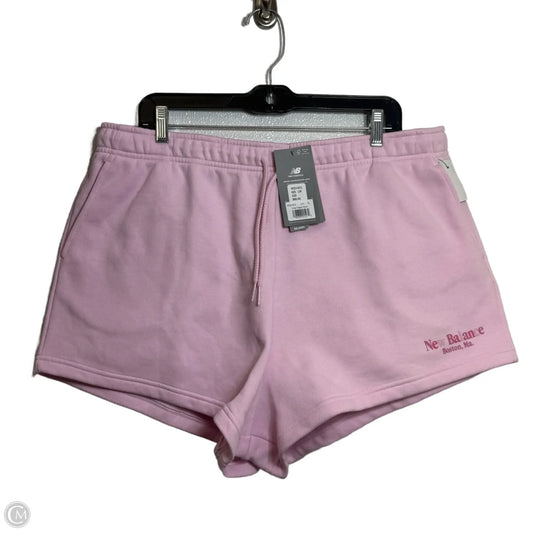 Athletic Shorts By New Balance In Pink, Size: Xl