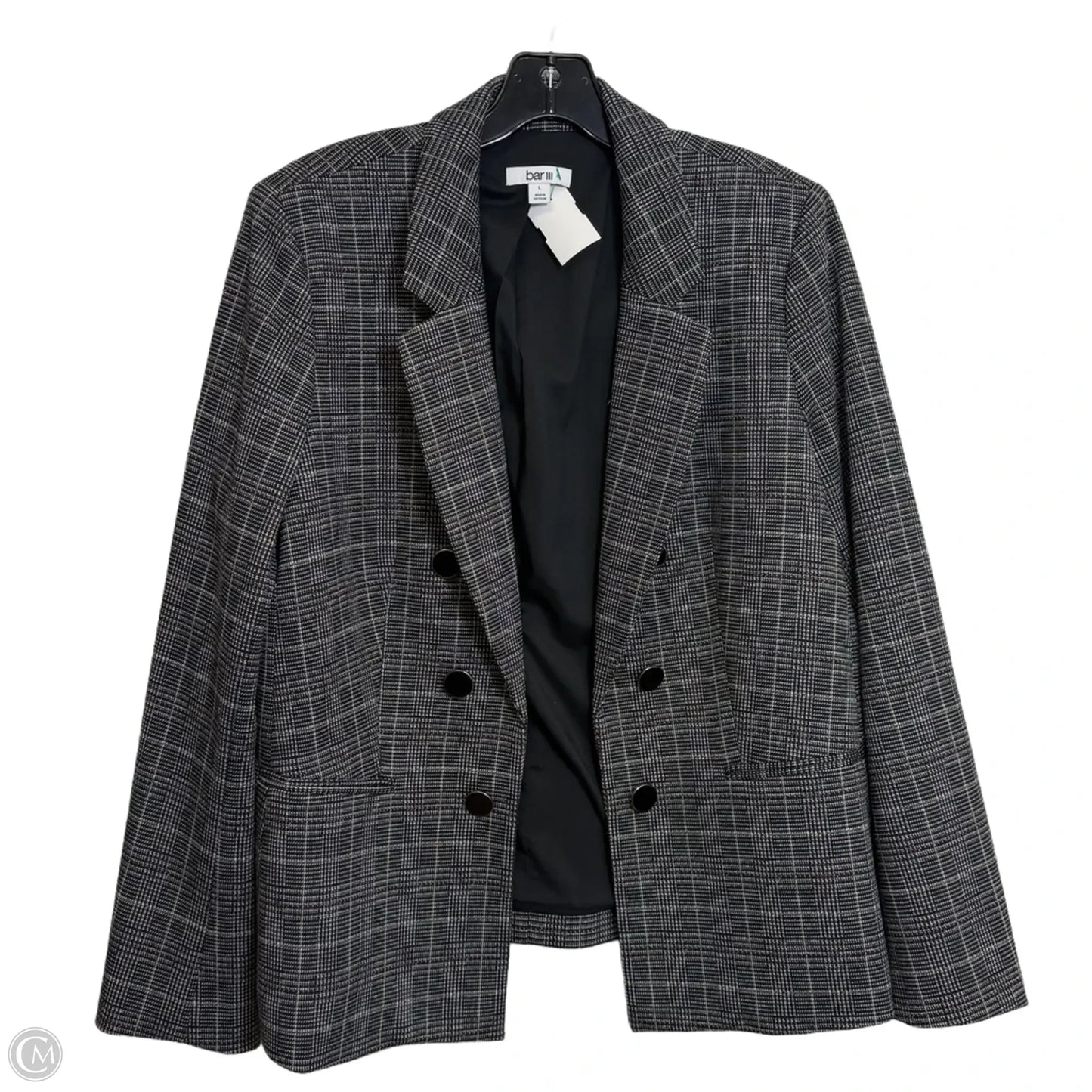 Blazer By Bar Iii In Plaid Pattern, Size: L