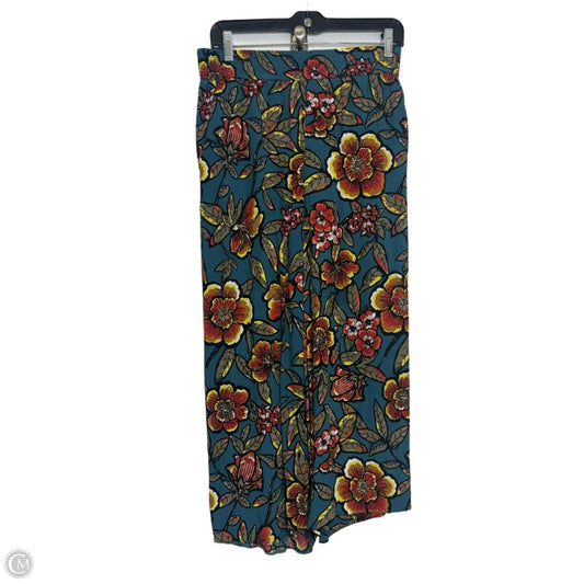 Pants Other By Loft In Floral Print, Size: 4