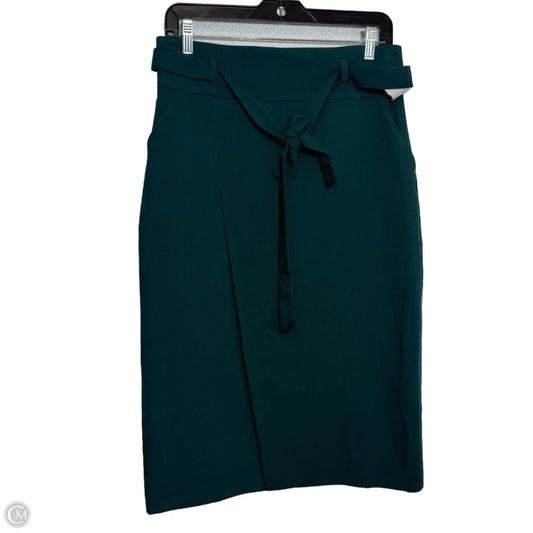 Skirt Midi By Asos In Green, Size: 8