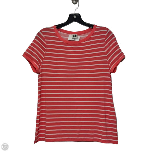 Top Short Sleeve By Anne Klein In Striped Pattern, Size: S