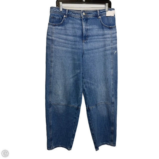 Jeans Boyfriend By Loft In Blue Denim, Size: 10