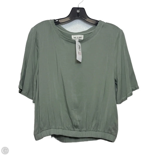 Top Short Sleeve By Cloth & Stone In Green, Size: S