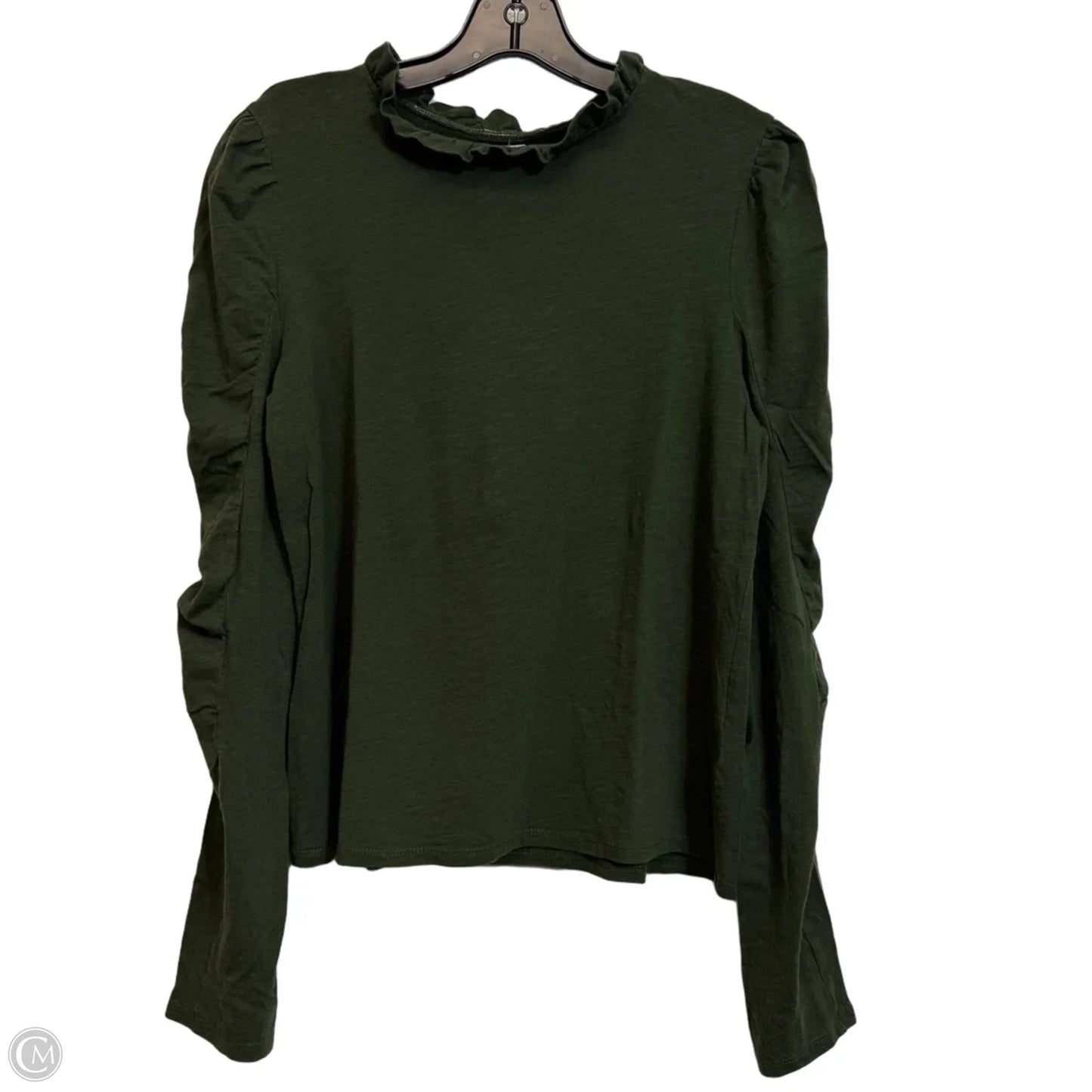 Top Long Sleeve Basic By Maeve In Green, Size: M