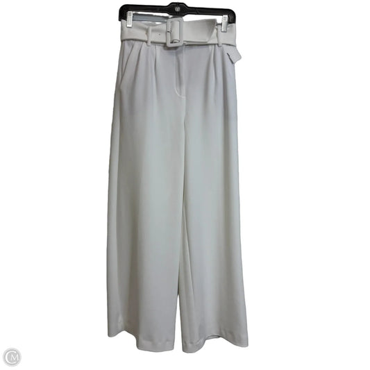 Pants Wide Leg By Express In White, Size: 2