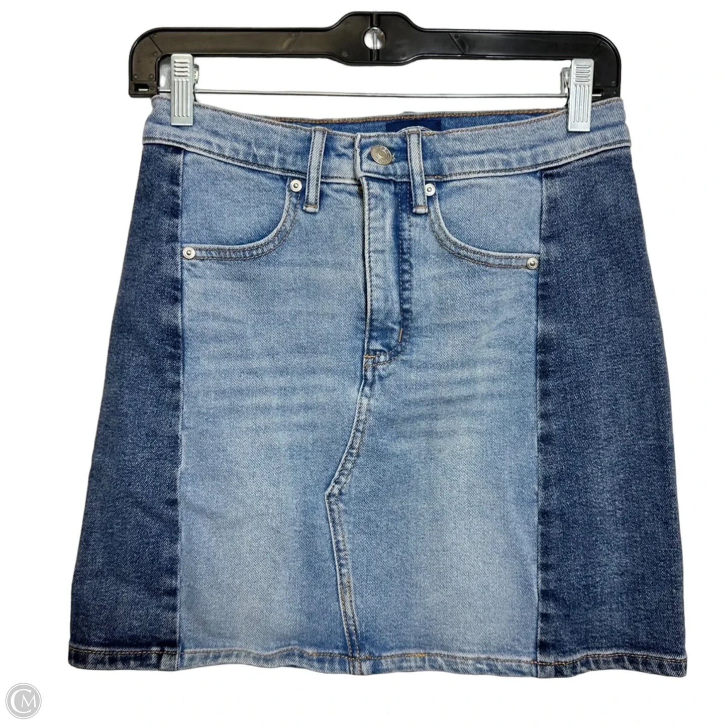 Skirt Mini & Short By Scoop In Blue Denim, Size: 0