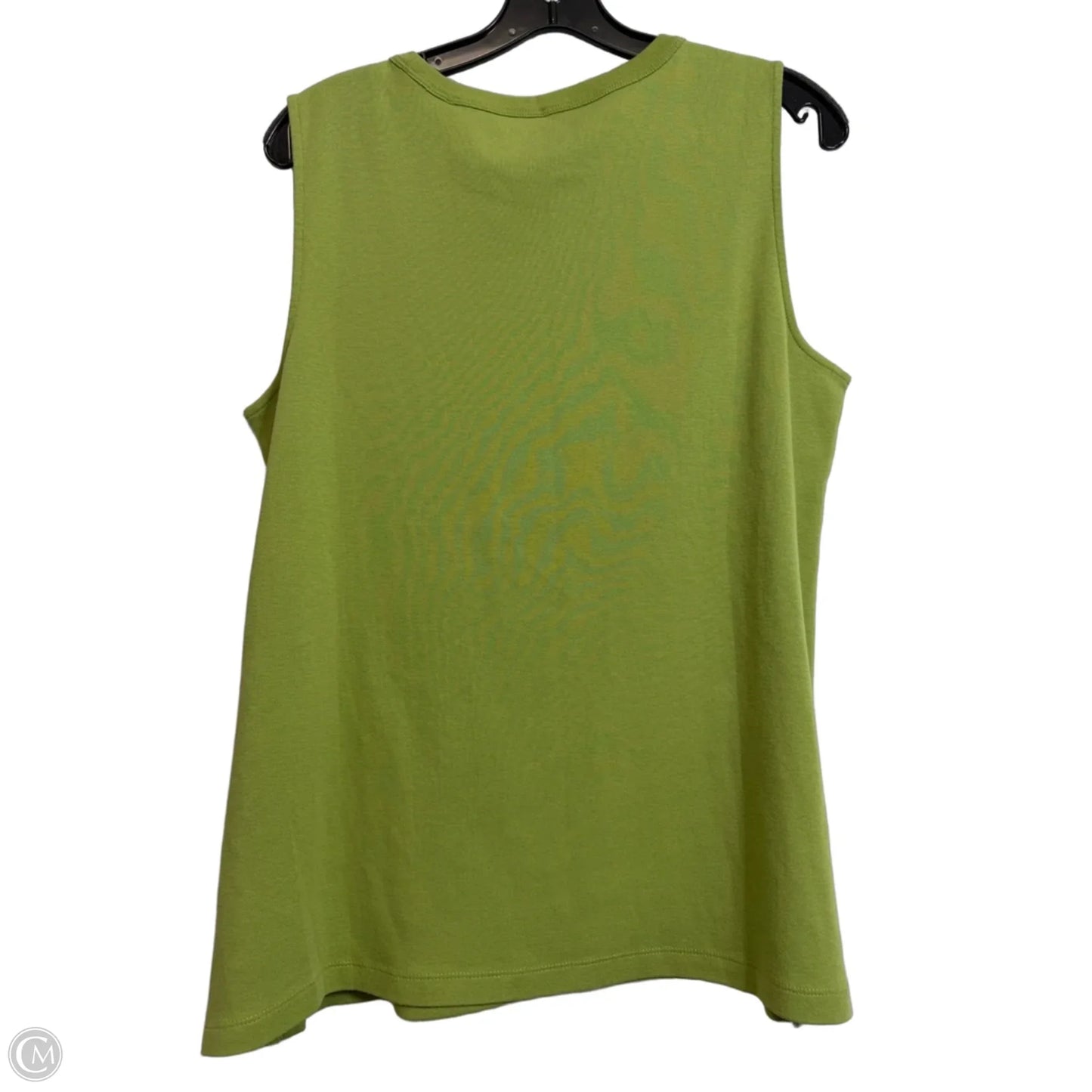 Top Sleeveless Basic By Chicos In Green, Size: L