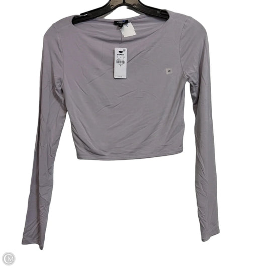 Top Long Sleeve By Express In Purple, Size: Xs