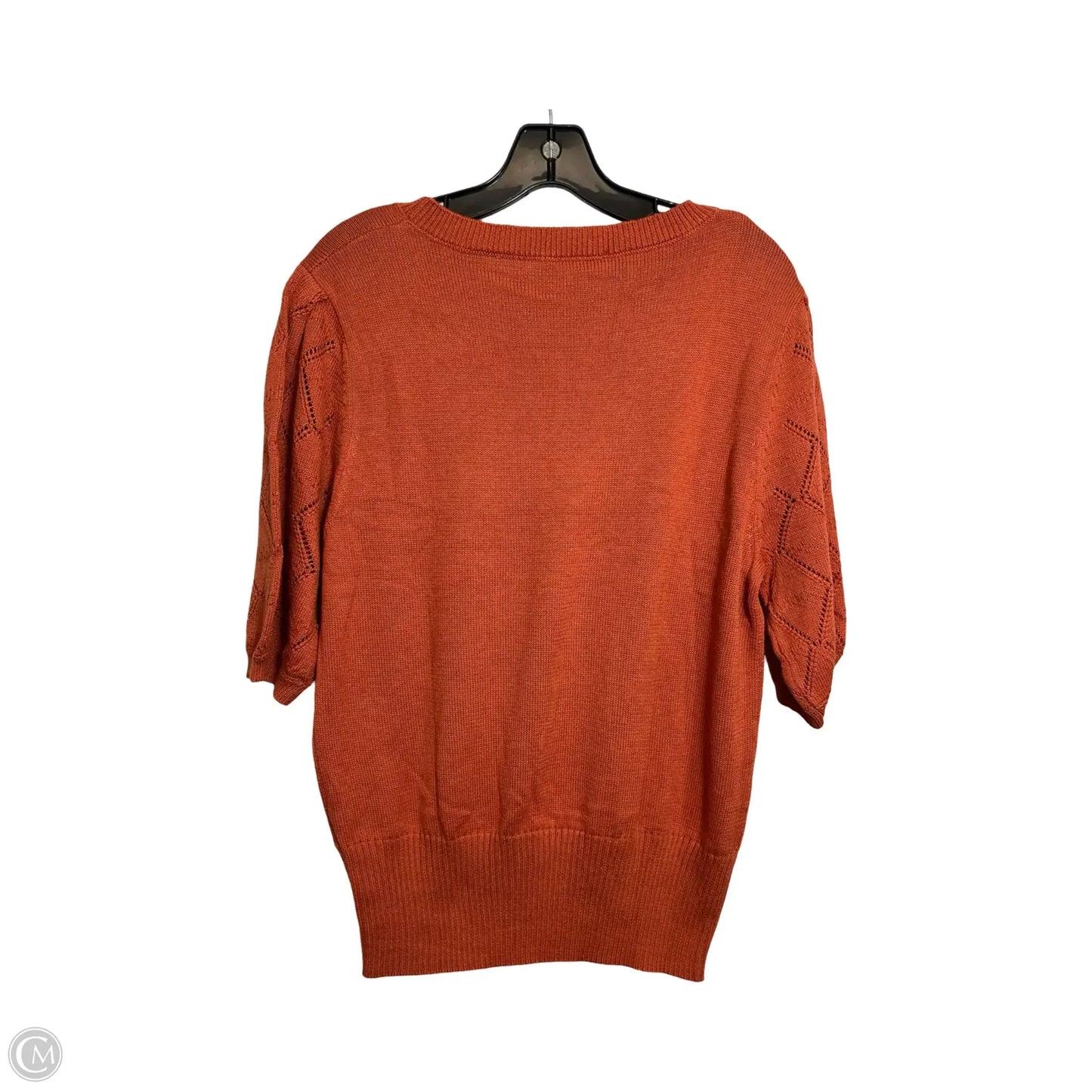 Sweater Short Sleeve By Clothes Mentor In Copper, Size: L