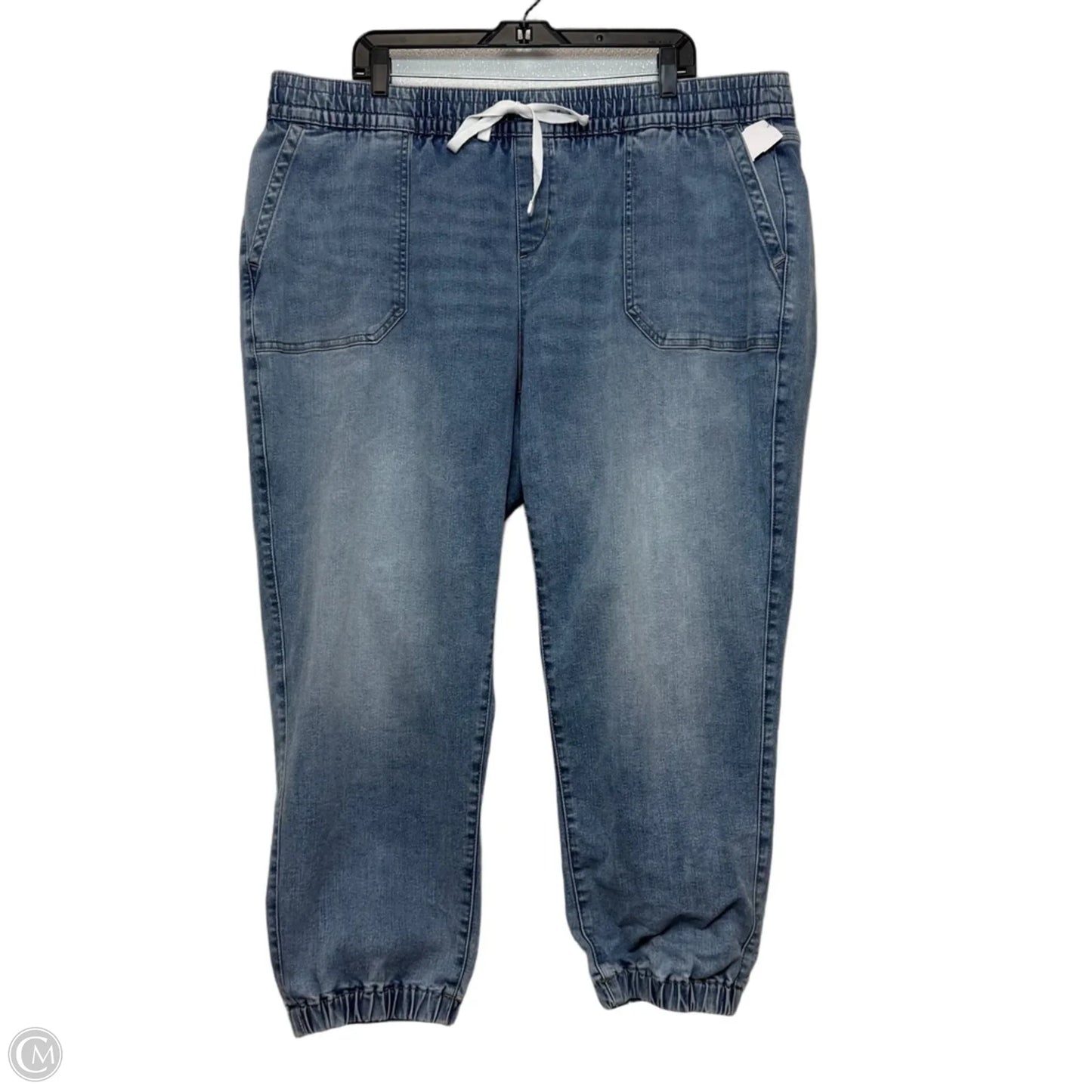 Joggers Jeans By Lane Bryant In Blue Denim, Size: 20