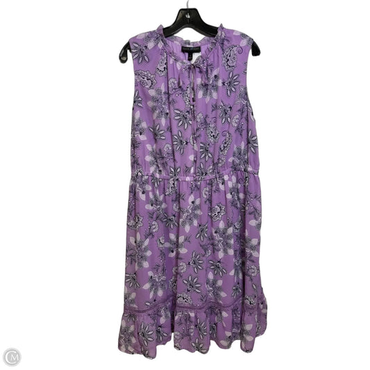 Dress Casual Short By Lane Bryant In Purple, Size: 16
