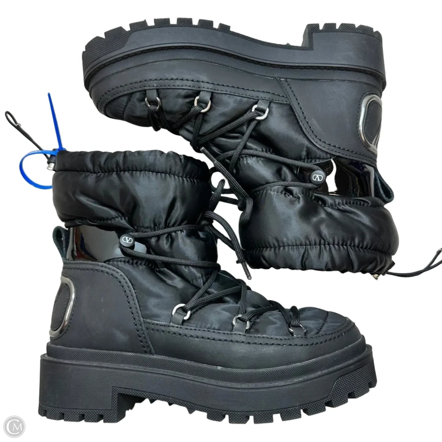 REDUCED/Final Sale: Boots Luxury Designer By Valentino-garavani In Black