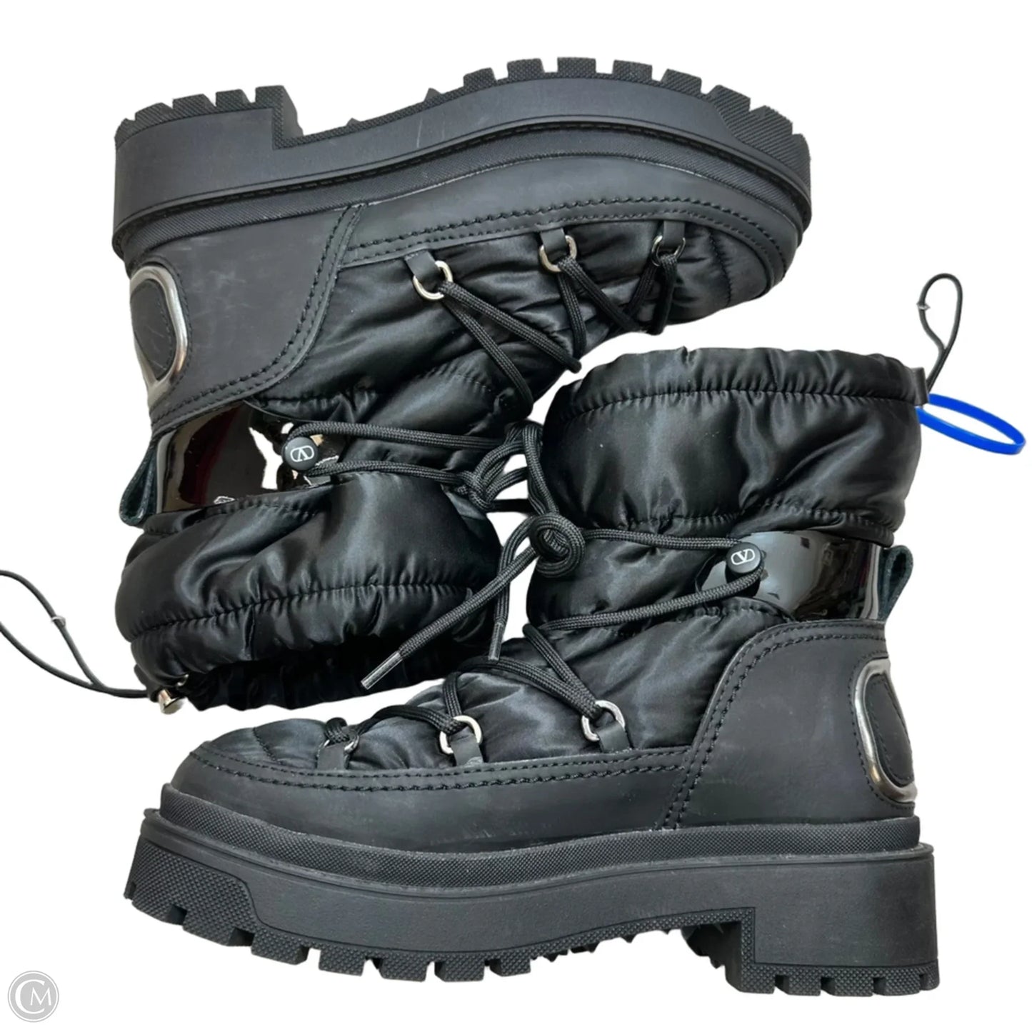 REDUCED/Final Sale: Boots Luxury Designer By Valentino-garavani In Black