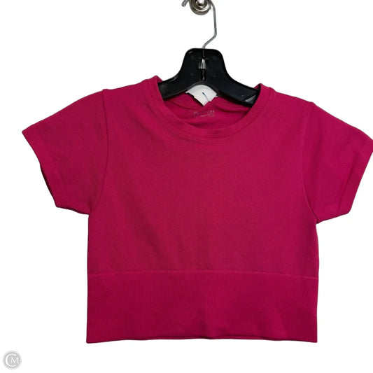 Athletic Top Short Sleeve By Aerie In Pink, Size: Xs