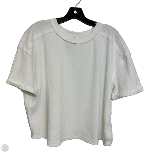 Top Short Sleeve Basic By Blu Pepper In White, Size: S