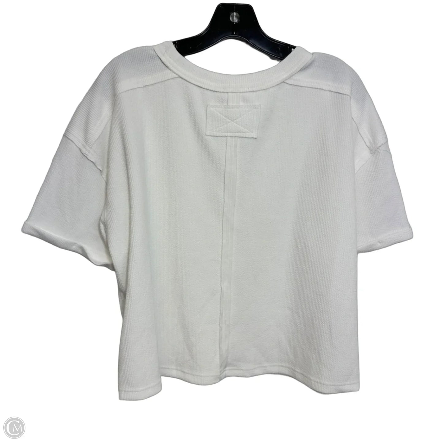 Top Short Sleeve Basic By Blu Pepper In White, Size: S