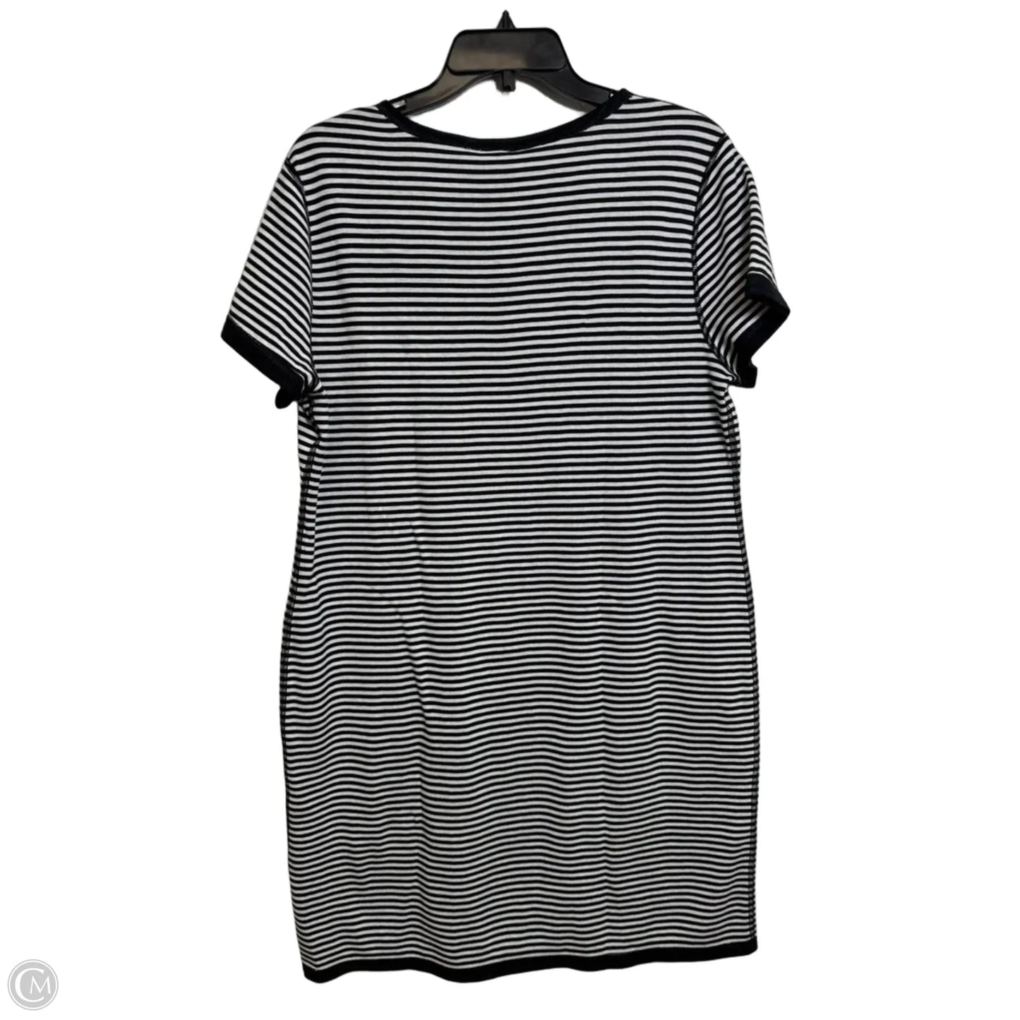 Dress Casual Midi By Zenergy By Chicos In Striped Pattern, Size: L