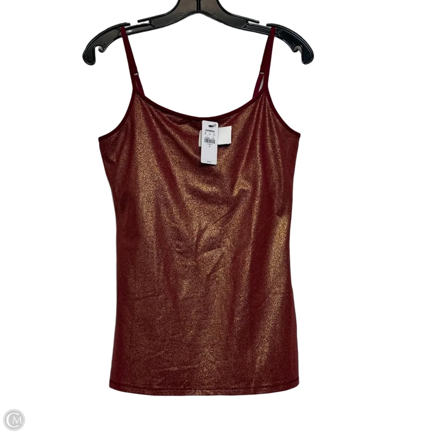 Tank Top By Express In Maroon, Size: M