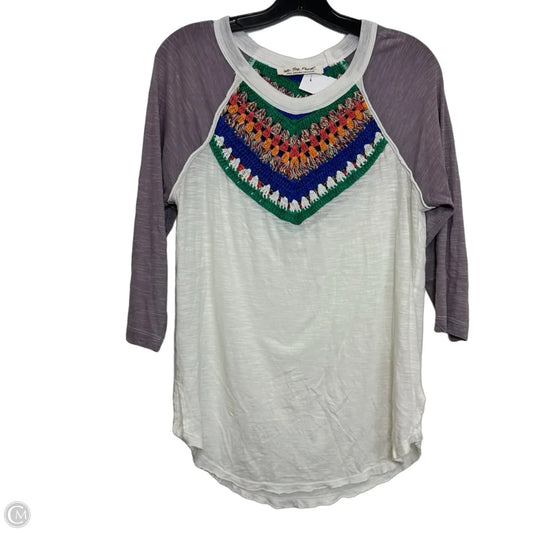 Top Long Sleeve By We The Free In Multi-colored, Size: S